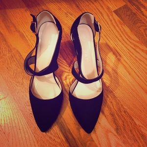 Allegra K Suede Heels